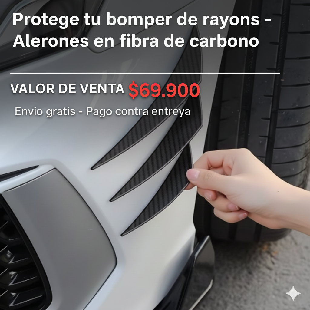 Alerones x 6 unidades protectores