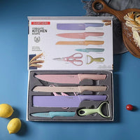 SET DE CUCHILLOS DE CERÁMICA PARA COCINA – 6 PIEZAS