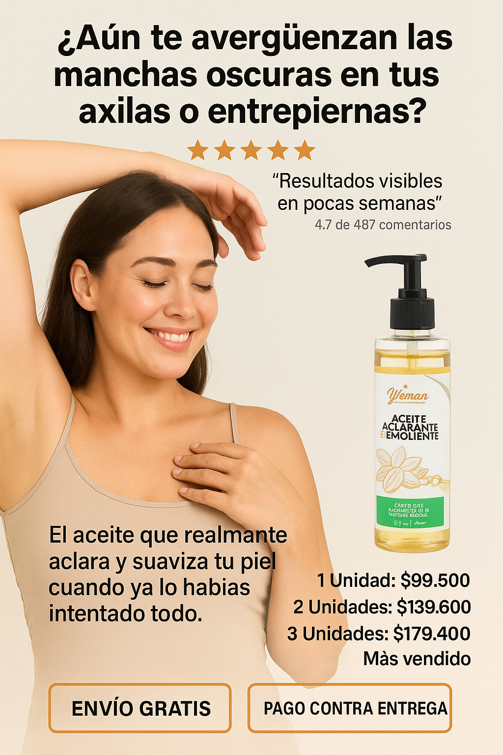 aceite aclarante