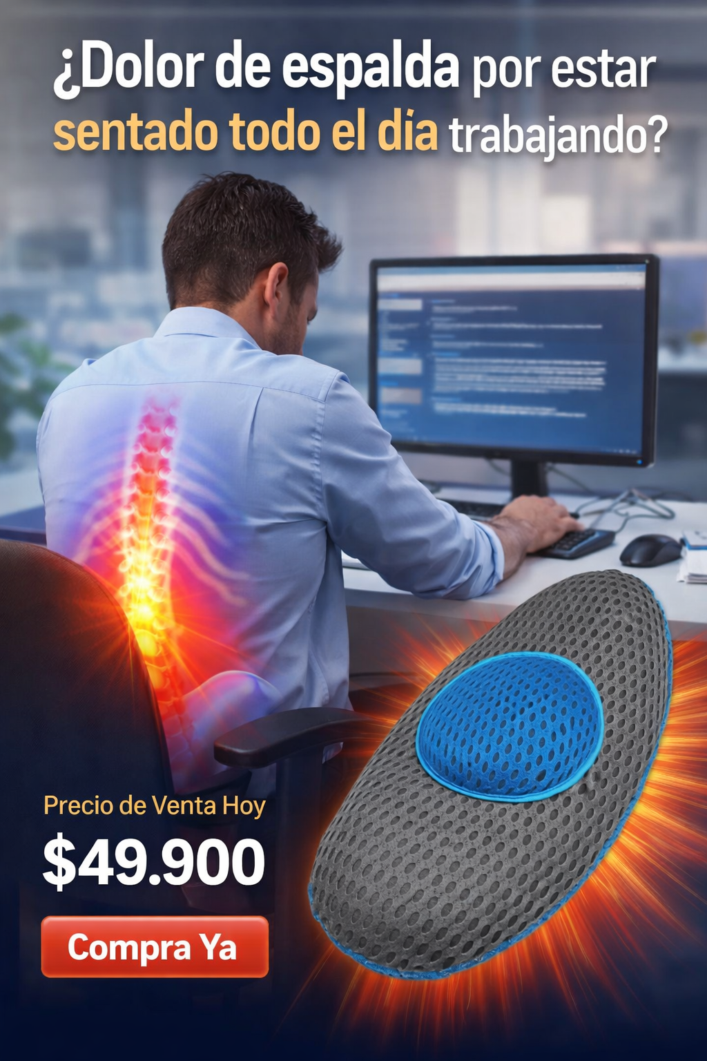 Soporte lumbar para espalda