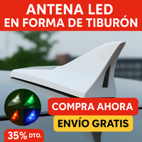 ANTENA TIBURON LED 🦈