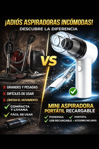 MINI ASPIRADORA PORTÁTIL MULTIFUNCIONAL RECARGABLE