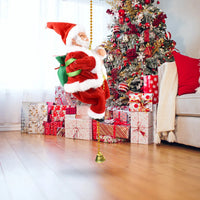 PAPÁ NOEL ESCALADOR - CON MOVIMIENTOS Y MELODÍAS NAVIDEÑAS