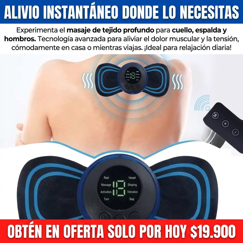 Mini Parche Masajeador Electrico Corpora