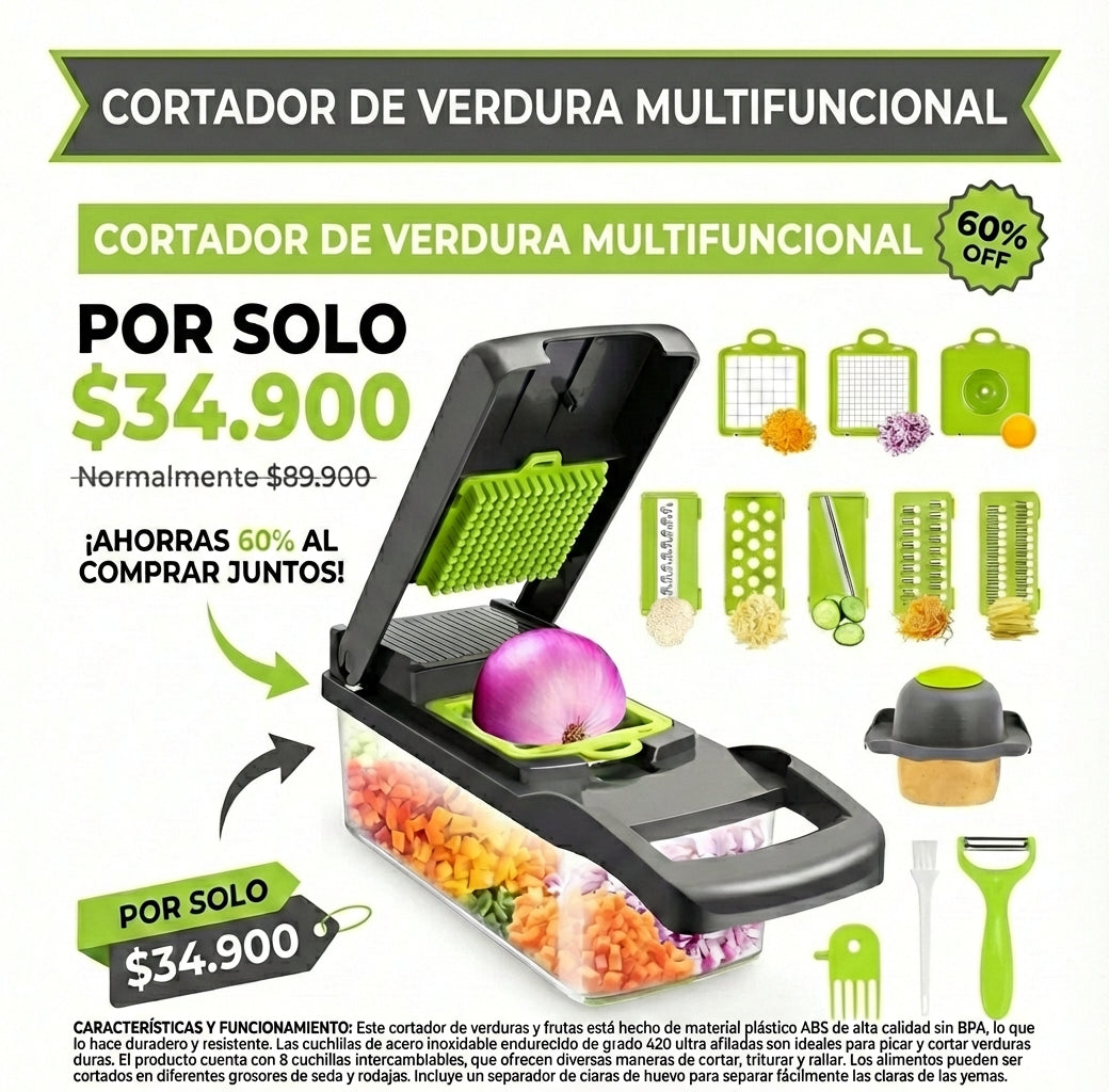 CORTADOR DE FRUTAS Y VERDURAS