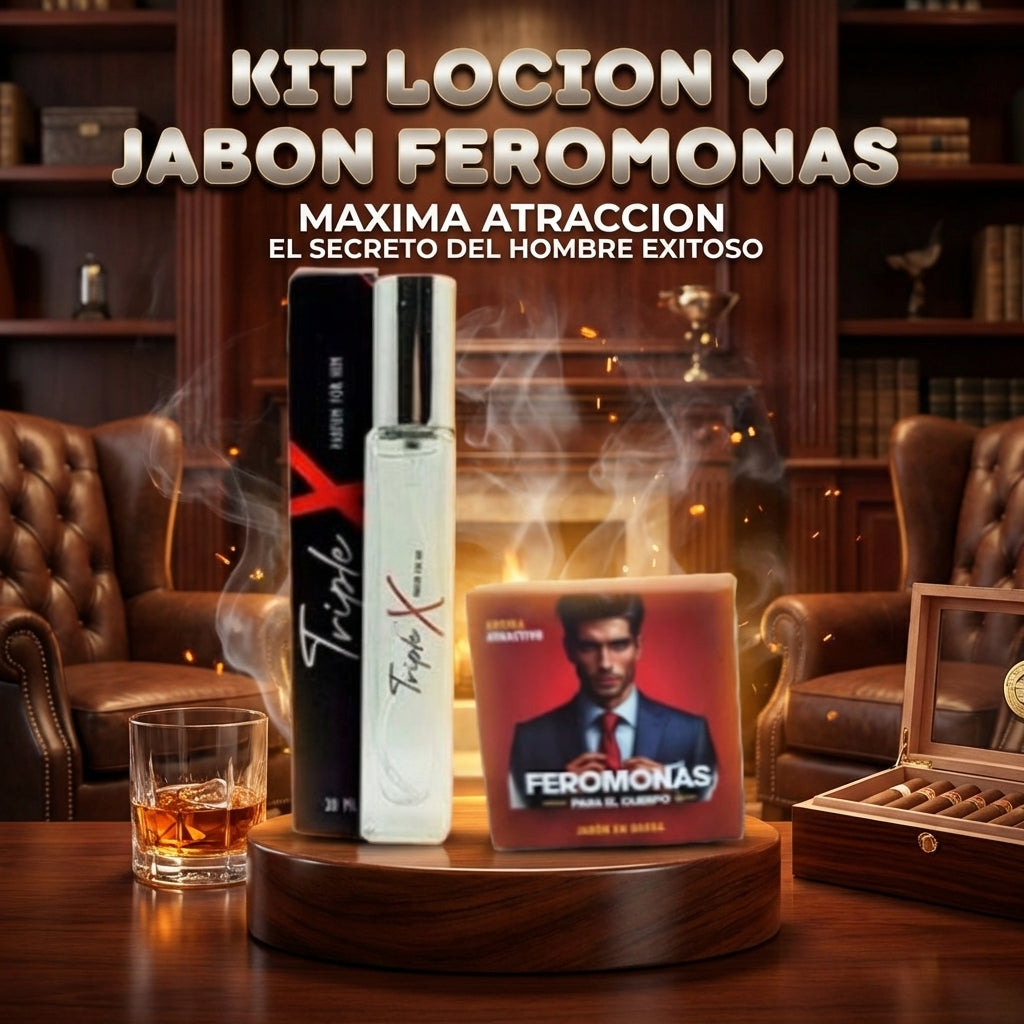 kit de locion y feromona