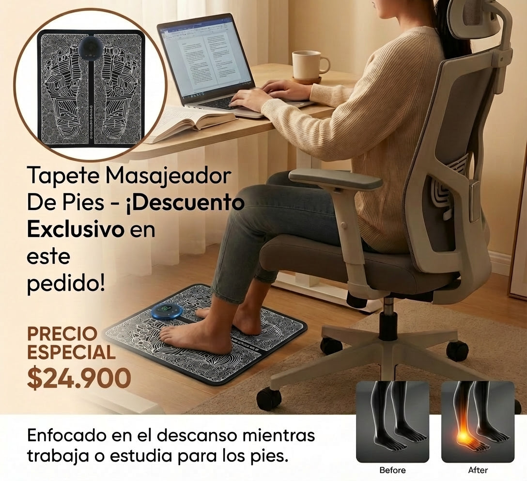 Tapete masajeador