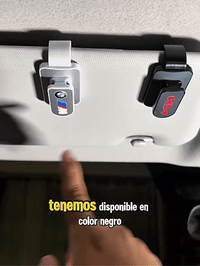 Clips para tus lentes en el coche