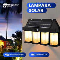 Lampara solar de pared
